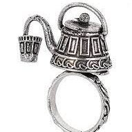 Silver Look Kettle Ring