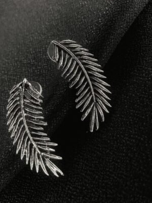 Stylish Leaf Feather Earrings