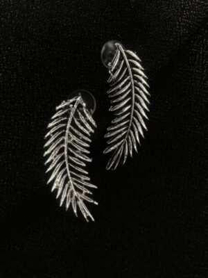 Stylish Leaf Feather Earrings