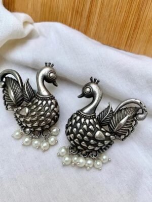 Peacock Stud Earrings