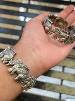 Elephant Kada Hand Bracelet