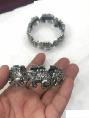 Elephant Kada Hand Bracelet