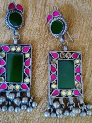 Multicolor Glass Earrings