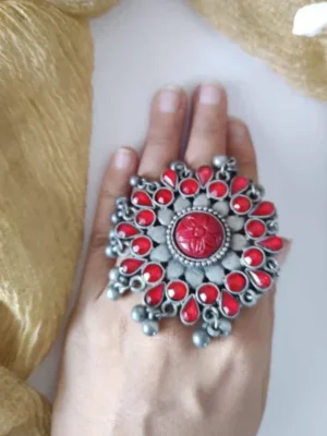 Red Cocktail Ring