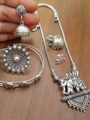 Antique German Silver Jewellery Set