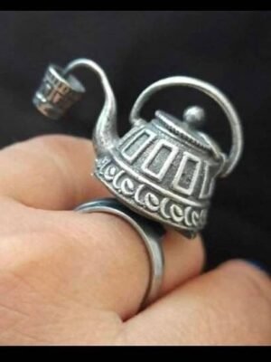 Silver Look Kettle Ring