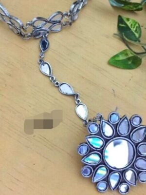 Mirror Hathphool Bracelet with Ring