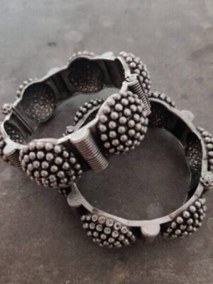 Antique Broad Kada Bangle