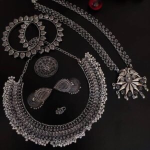 Indian Oxidised Jewellery Set