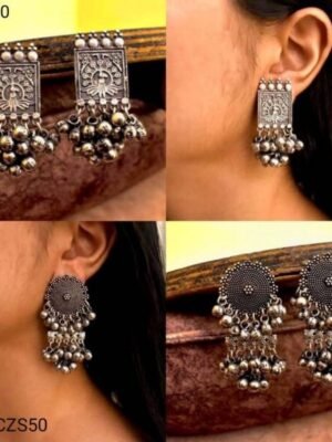 Antique Ghungroo Earrings Combo