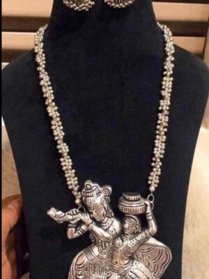 Radhakrishna Pendant Set