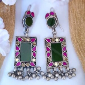 Multicolor Glass Earrings