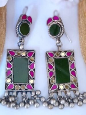 Multicolor Glass Earrings