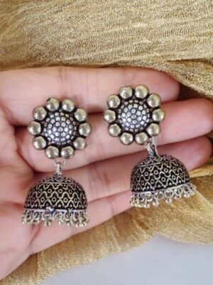 Dual Tone Jhumkas