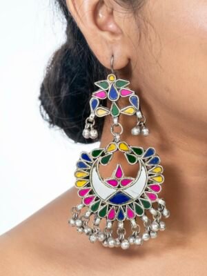 Afghan Glass Multicolor Earrings