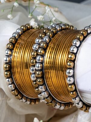 Dual Gold bangles Set Combo