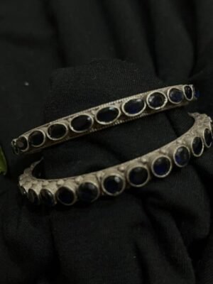 Multicolor Stone Bangle Set