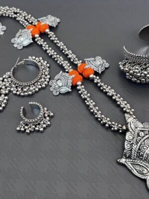 Indian Jewelry Set with God Durga Design