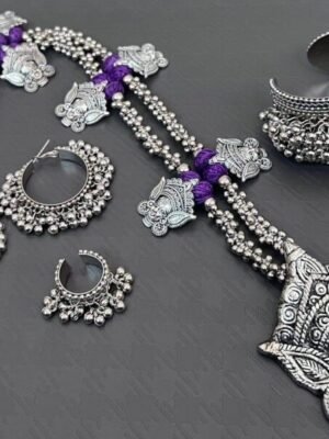 Indian Jewelry Set with God Durga Design