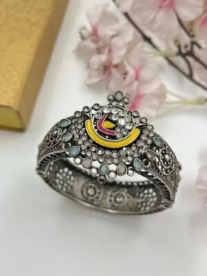 Handmade Stone Kada Bangle