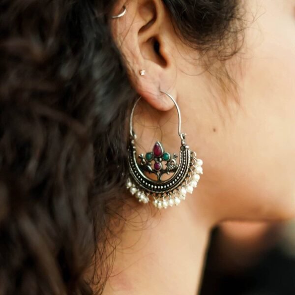 Multicolor Chandbali Earrings