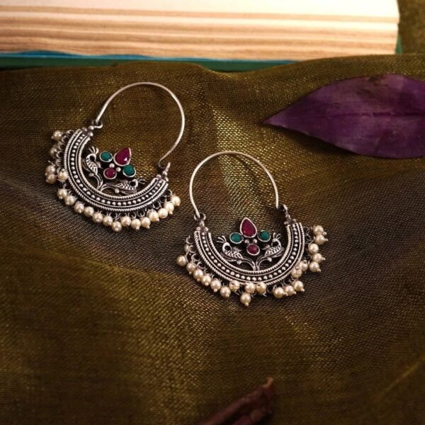 Multicolor Chandbali Earrings