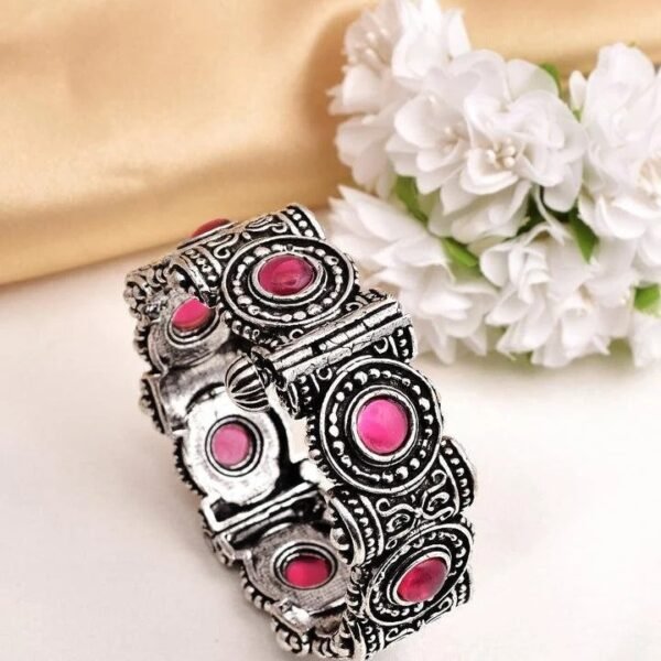 Pink Stone Kada bracelet