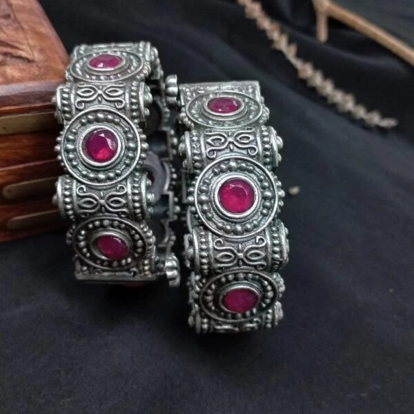 Pink Stone Kada bracelet