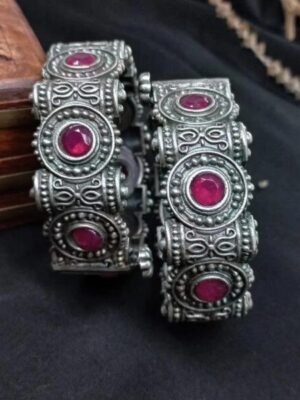 Pink Stone Kada bracelet