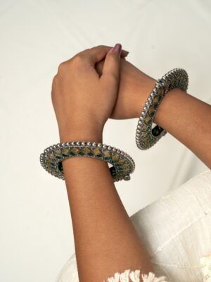 Crystal Stone Designer Kada Bracelet