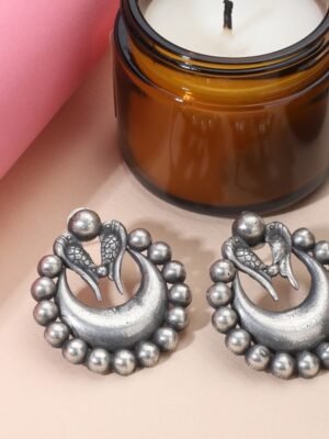 Silver Look alike Studs Earrings