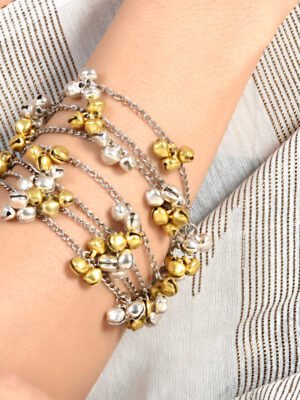 Dual tone Hand Bracelet