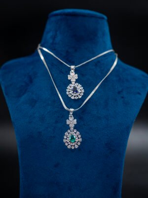 Cz Pendant Set