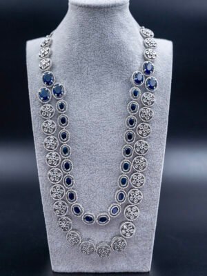 Royal Cz Bridal Necklace Set