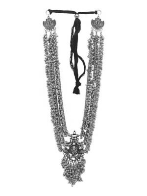 Elegant Silent Long Ghunghroo Necklace