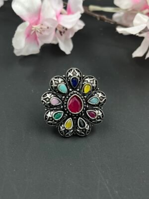 Multicolor Stone Ring