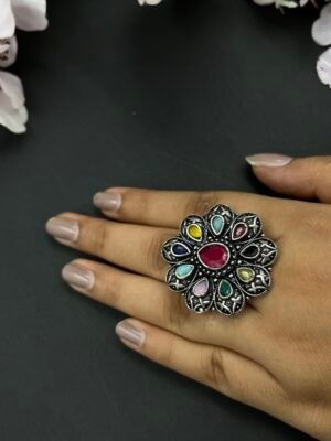 Multicolor Stone Ring