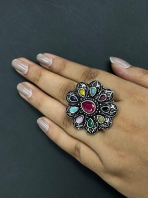 Multicolor Stone Ring