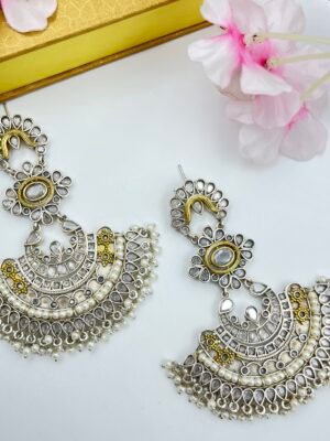 Beautiful Dual tone earrings