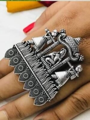 Oxidized Palki Doli Ring