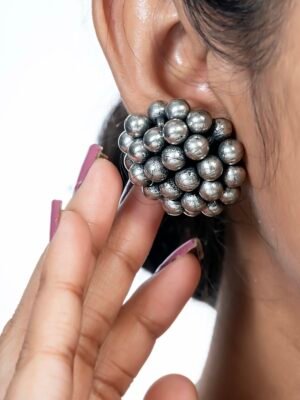 Oxidised Stud Earrings