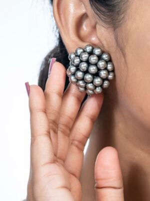 Oxidised Stud Earrings