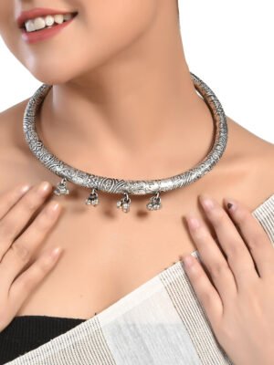 Bohemian Tribal Kada Necklace with Ghungroo