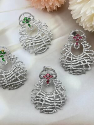 Hot Selling Pave CZ Diamond Earrings