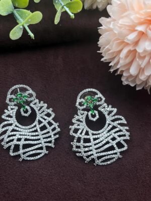 Hot Selling Pave CZ Diamond Earrings