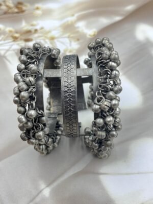 Ghungroo Cuff Adjustable Bracelet Bangle