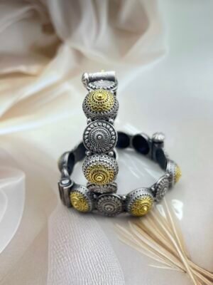 Dual tone Hand Kada set of 5